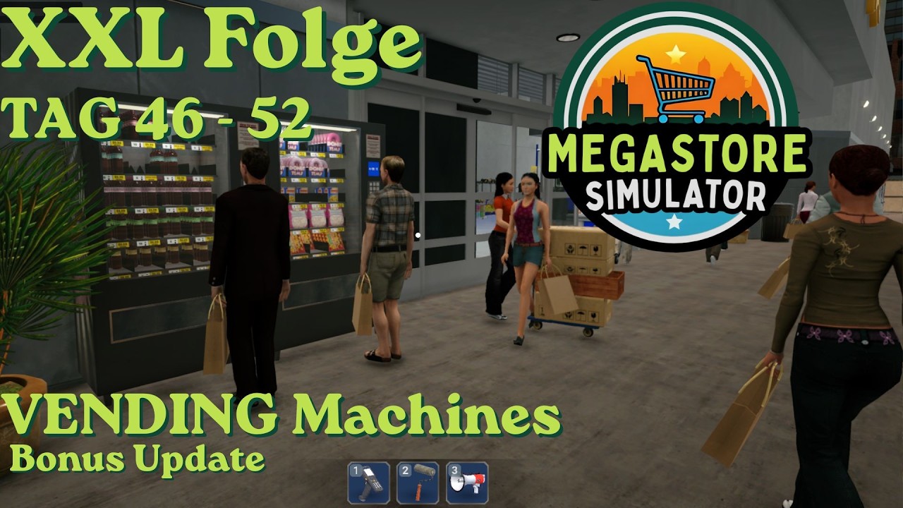 🔴 VENDING Machines Bonus Update - Megastore Simulator - Tag 46 - ? | LIVESTREAM | SpaceHope