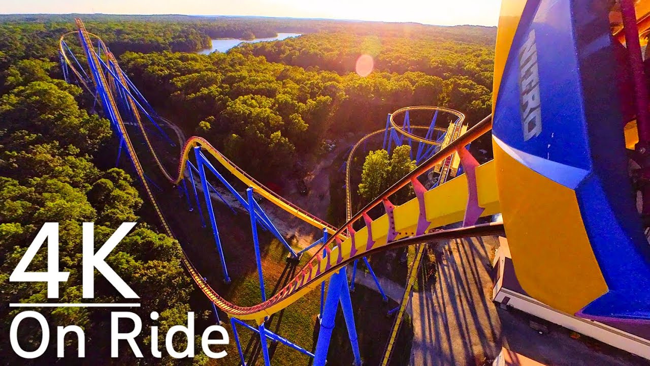 [4K POV] Nitro - On Ride & Front Seat - Six Flags Great Adventure