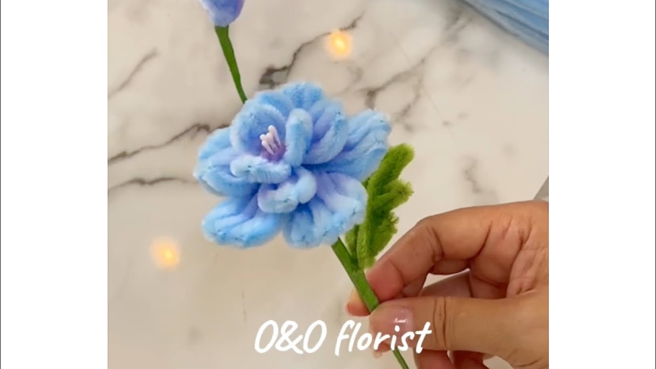 DIY ดอกไม้สวยๆ จากลวดกำมะหยี่ มีวิธีทำง่ายๆ มาดูกันเลย