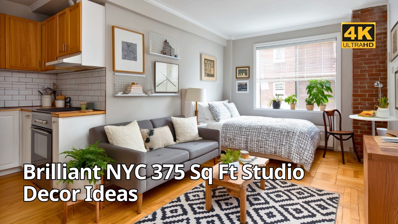Brilliant Small Space Living in NYC | 375 Sq Ft Brooklyn Studio