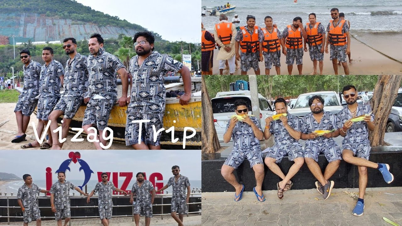 Vizag Trip With Friends #vlog #vizag #beach #friends 