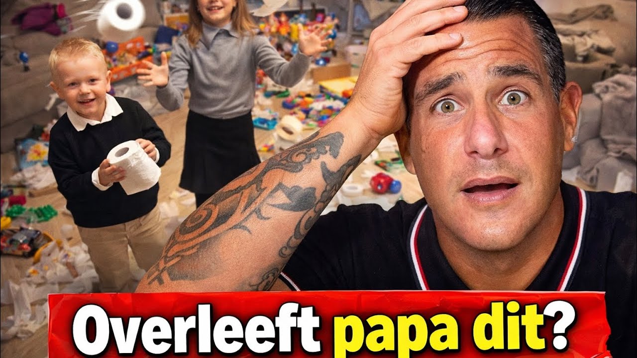PAPA PROBEERT DE DAG MET DE KIDS TE OVERLEVEN ZONDER MAMA! 😱👨‍👧‍👦 // VLOG #546