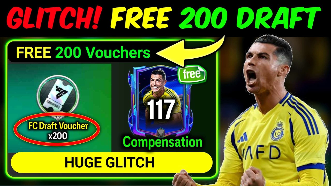 Glitch! 200x Draft Vouchers - Glitch Compensation   | Believers Hub | FC Mobile