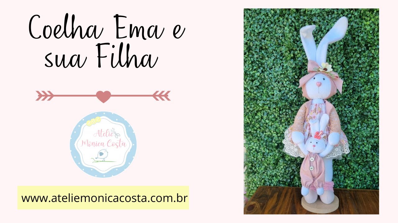 Coelha Ema E Sua Filha Aprenda a Fazer