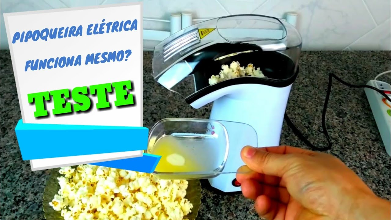 PIPOQUEIRA POP TIME DA BRIT&Acirc;NIA PIPOCA SEM &Oacute;LEO. TESTE.