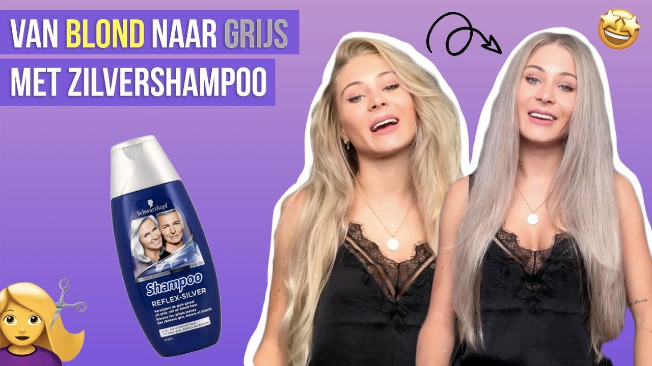 GRIJS HAAR ZONDER VERF?! 😱🤩- ZILVERSHAMPOO | QUINTY MIRJAM