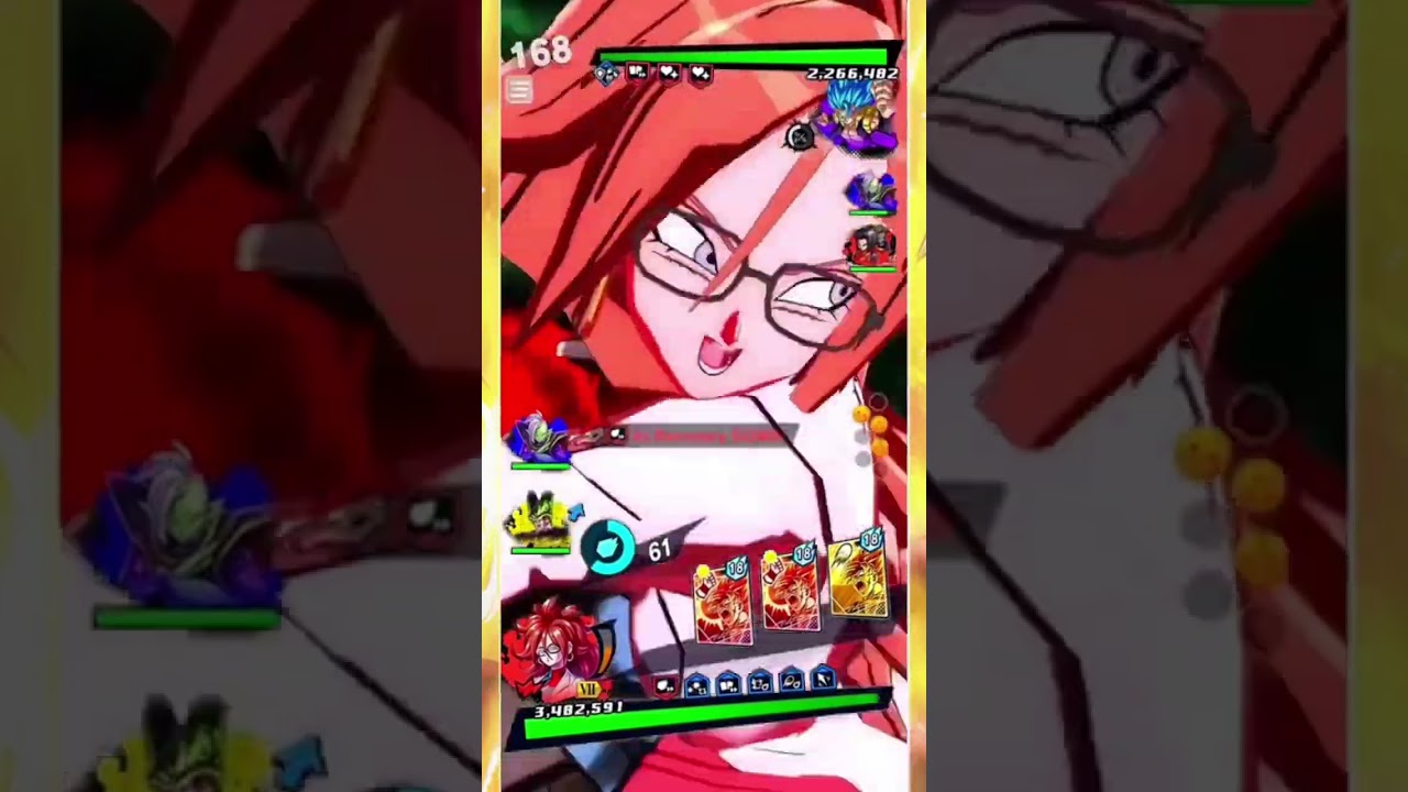 Zenkai Red Android 21 ALMOST OBLITERATE ULTRA GOGETA BLUE!