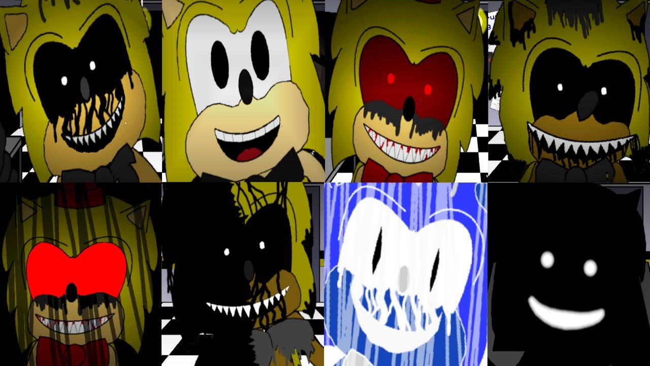 Five Nights at Sonic's 5 ★ ALL JUMPSCARES ★