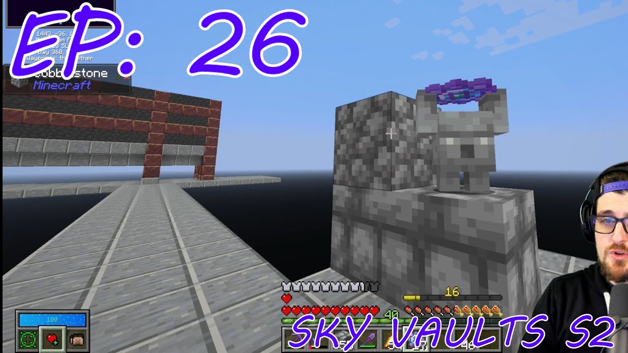 Stoneling Farm OP?!?! Sky Vaults Episode 26 Season 2 Modded Minecraft