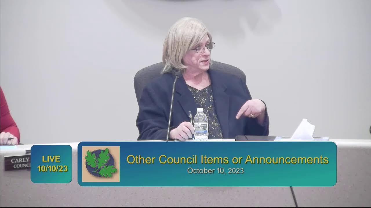Oak Park Heights City Council Meeting  October 10, 2023