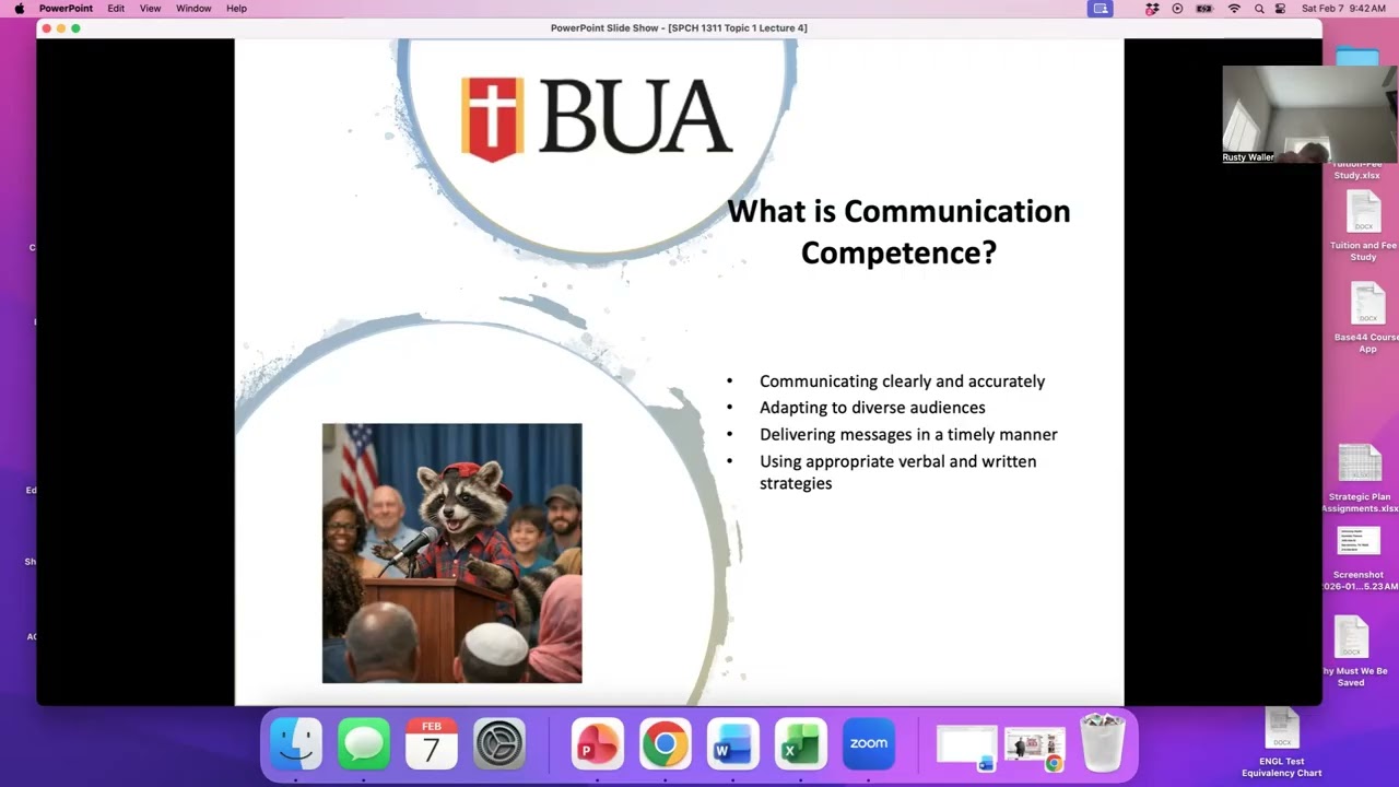 SPCH 1311 Lecture 3 The Ethical Dynamics of Speaking
