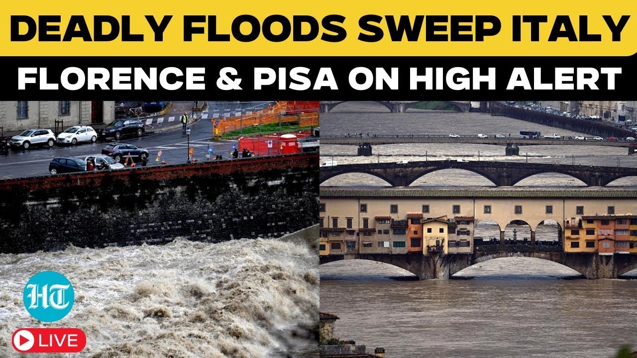 Italy Floods LIVE | Florence and Pisa on High Alert as Flooding, Deadly Landslides Ravage Italy