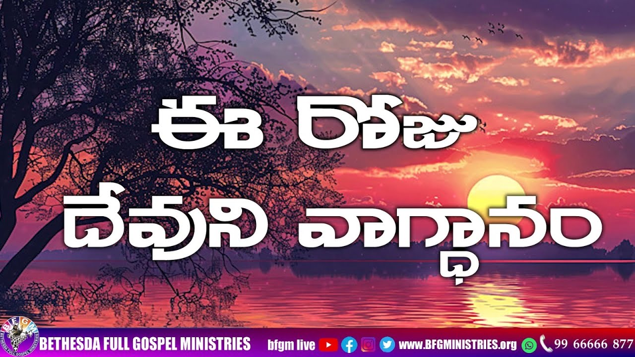 Today's promise 21.11.2024 | BFGM LIVE