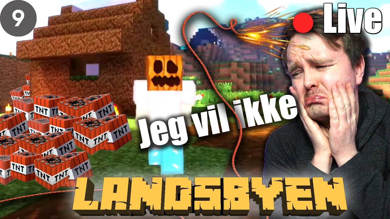 Tvunget til å sprenge Rottetrynet sitt hjem 😢😢 💔💔 -  Landsbyen SMP  🔴Live