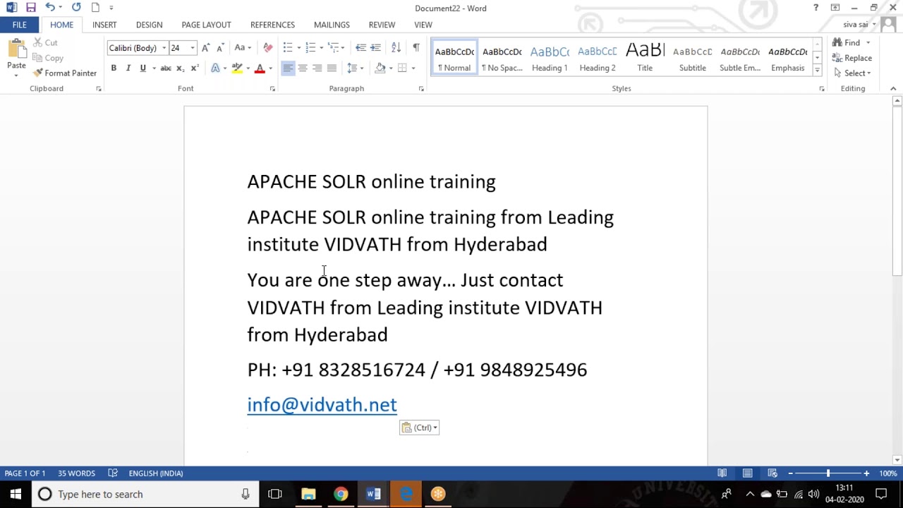 apache solr online training