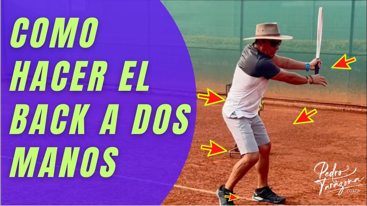 Como pegarle al back a dos manos