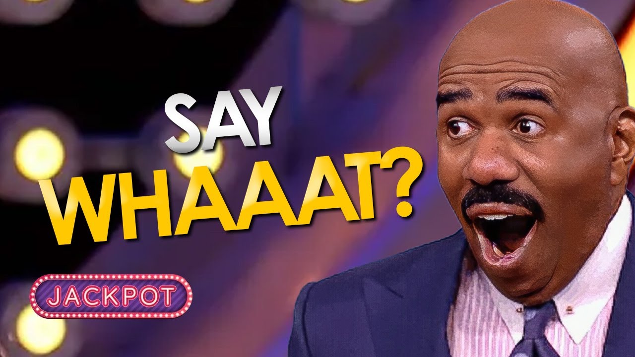 Steve Harvey Be Like :O During These FAMILY FEUD USA Questions & Answers!