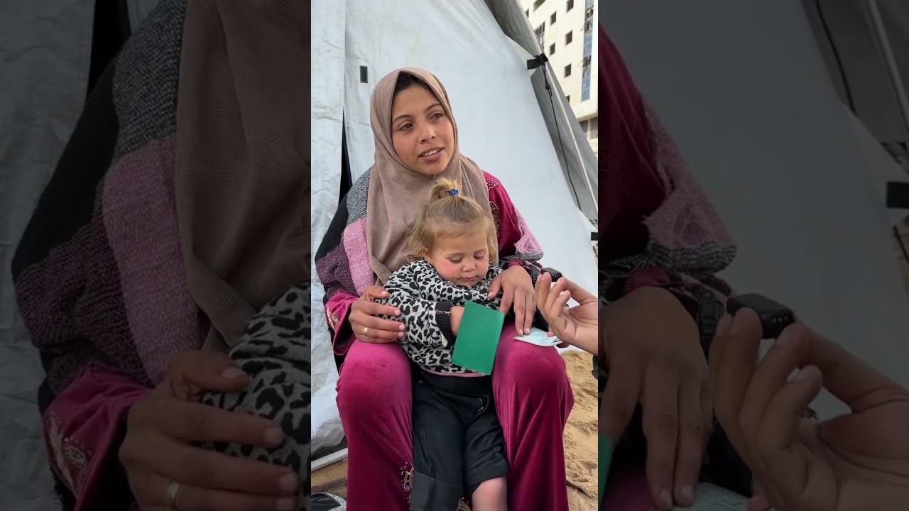 فرج الله كرب النازحين في شمال غزة