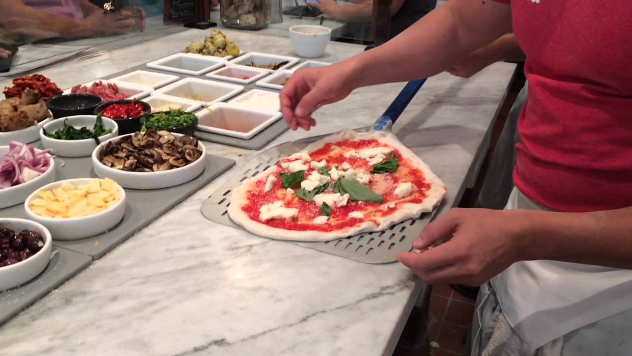 HOW TO PUT THE PIZZA ON A PADDLE