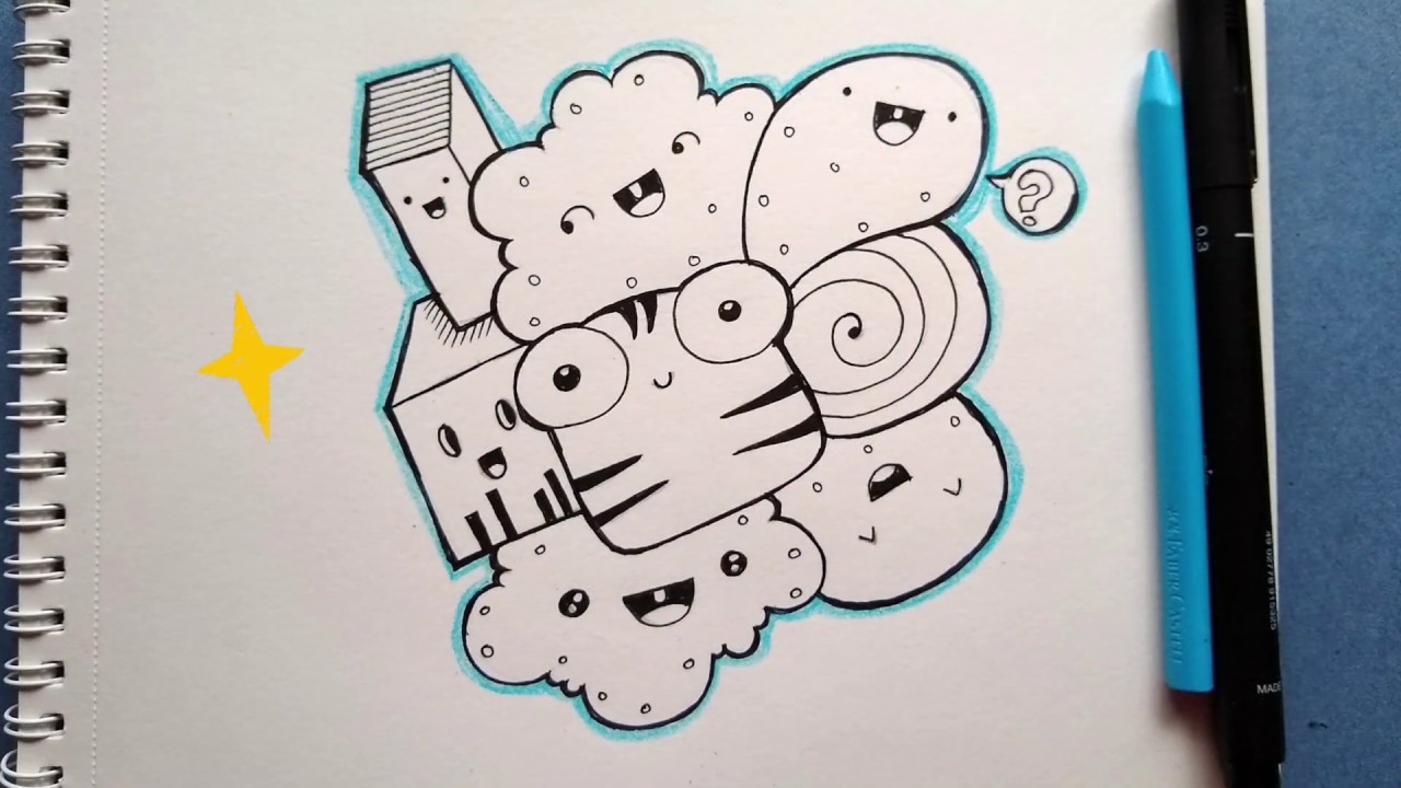 Doodle Art | Day 20 ~ 100 Days Of Doodle ~ How To Doodle For Beginners !!