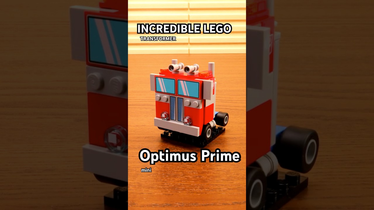 New Lego Transformer Optimus Prime v3! 🧱🚗 