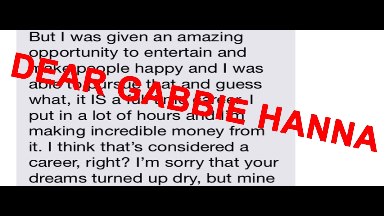 DEAR GABBIE HANNA