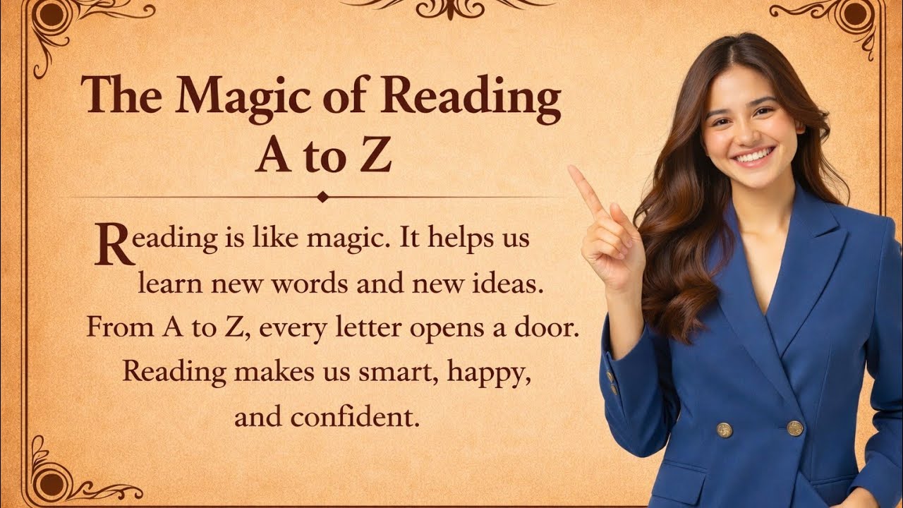 The Magic of Reading A to Z #motivation #speakingeveryday #englishlanguage #speakconfidentenglish 