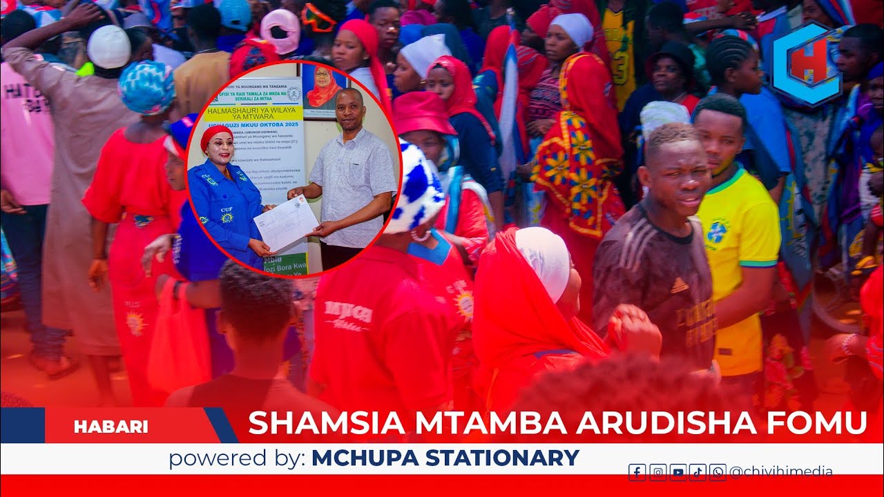 SHAMSIA AREJESHA FOMU, WANACHAMA CUF WAMPOKEA KWA SHANGWE MKUNWA