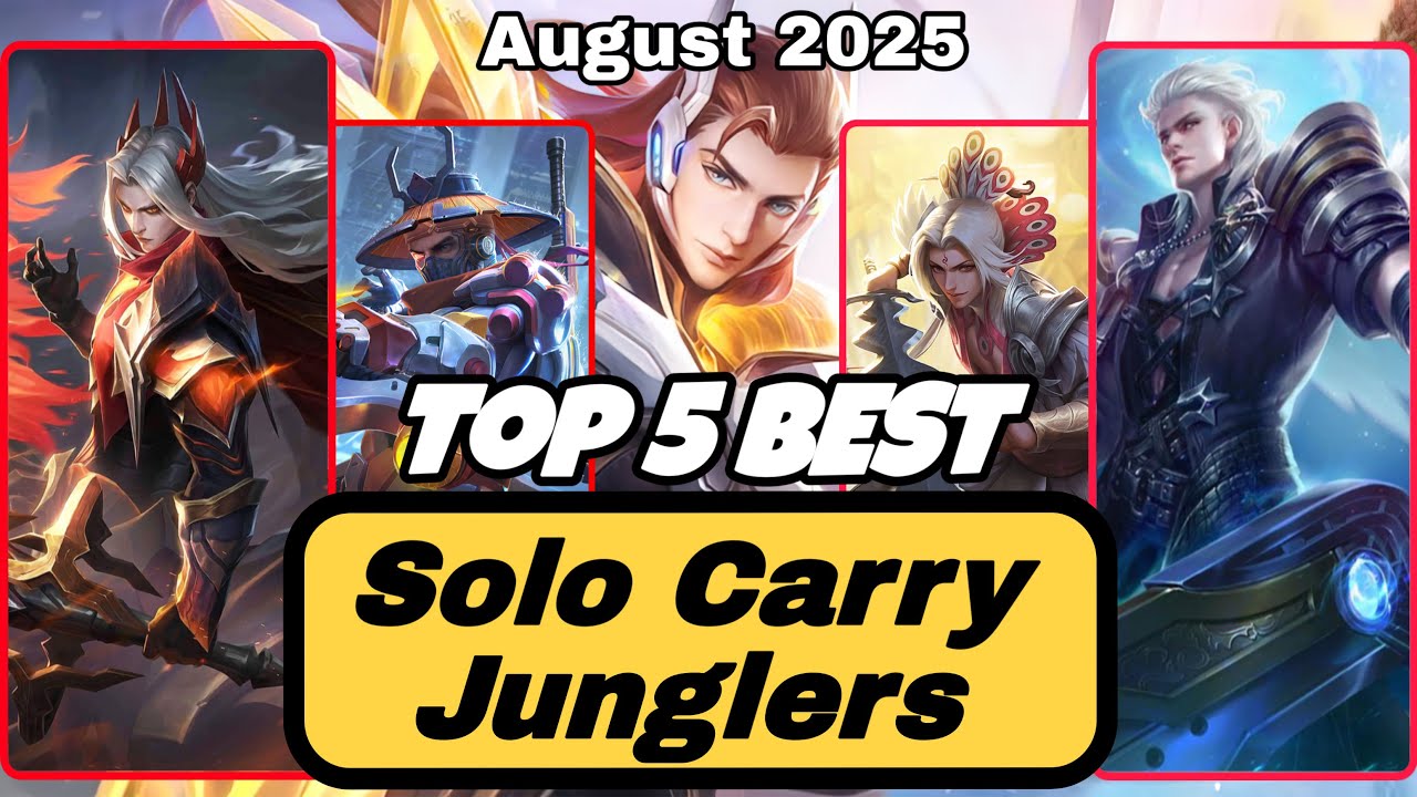 Top 5 Best SOLO CARRY Junglers In S37! | Mobile Legends Jungle Tier List
