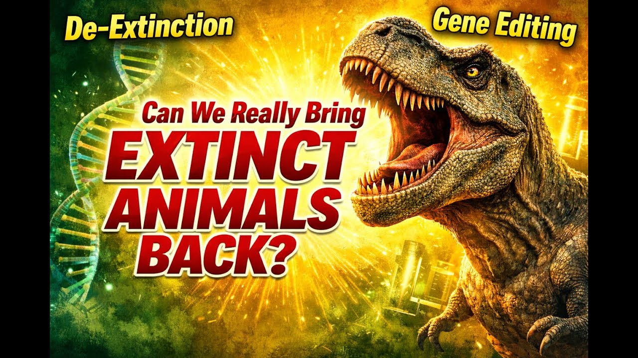 Can We Bring Extinct Animals Back? | De-Extinction, Gene Editing, and the Science Behind It