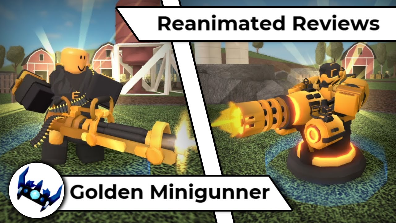 Golden Minigunner | Reanimated Reviews | TDS:Reanimated