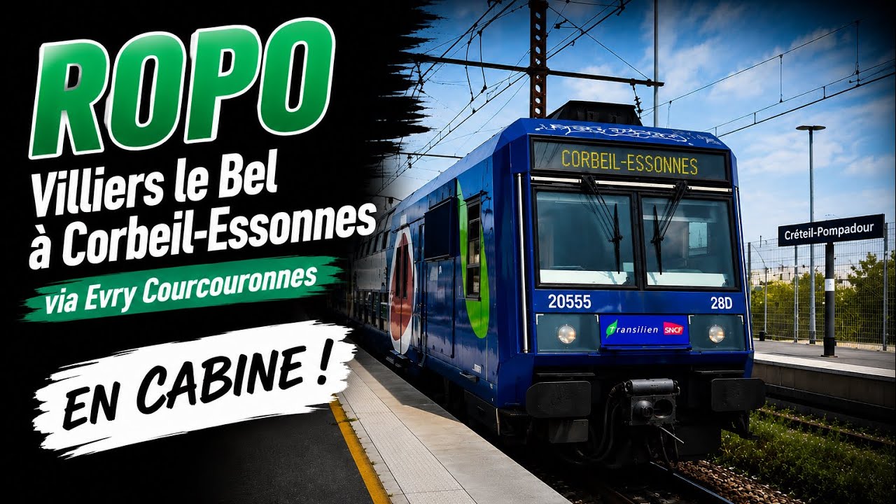 Cab Ride | RER D ROPO | Villiers-le-Bel à Corbeil-Essonnes