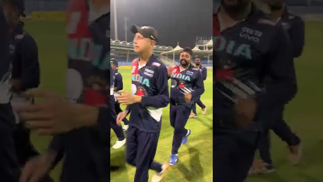 Innings Break in IYCLeague Finals (DUBAI) going on in SHARJAH INTERNATIONAL CRICKET STADIUM