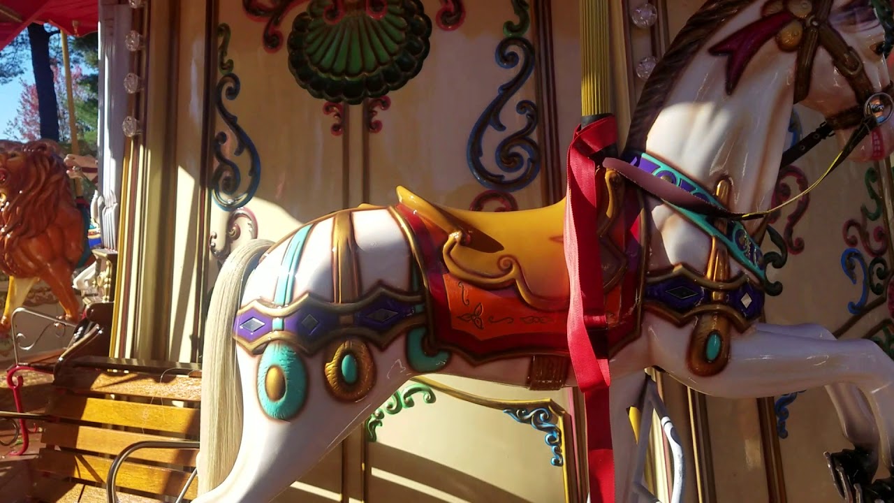 P.O.V In Canobie Lake Park Double Decker Venetian Carousel 2