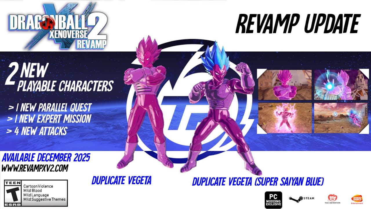 REVAMP UPDATE! Duplicate Vegeta - Full Combo & Skillset Breakdown - Dragon Ball Xenoverse 2 Revamp