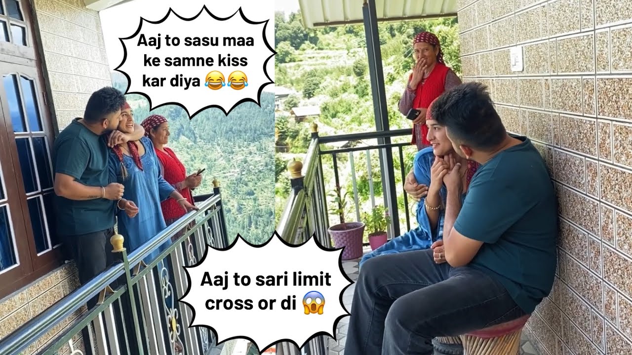 Romance prank part 2 // Front on sasu maa 🤣🤣 // Shivam and Babita #youtube #prank #video