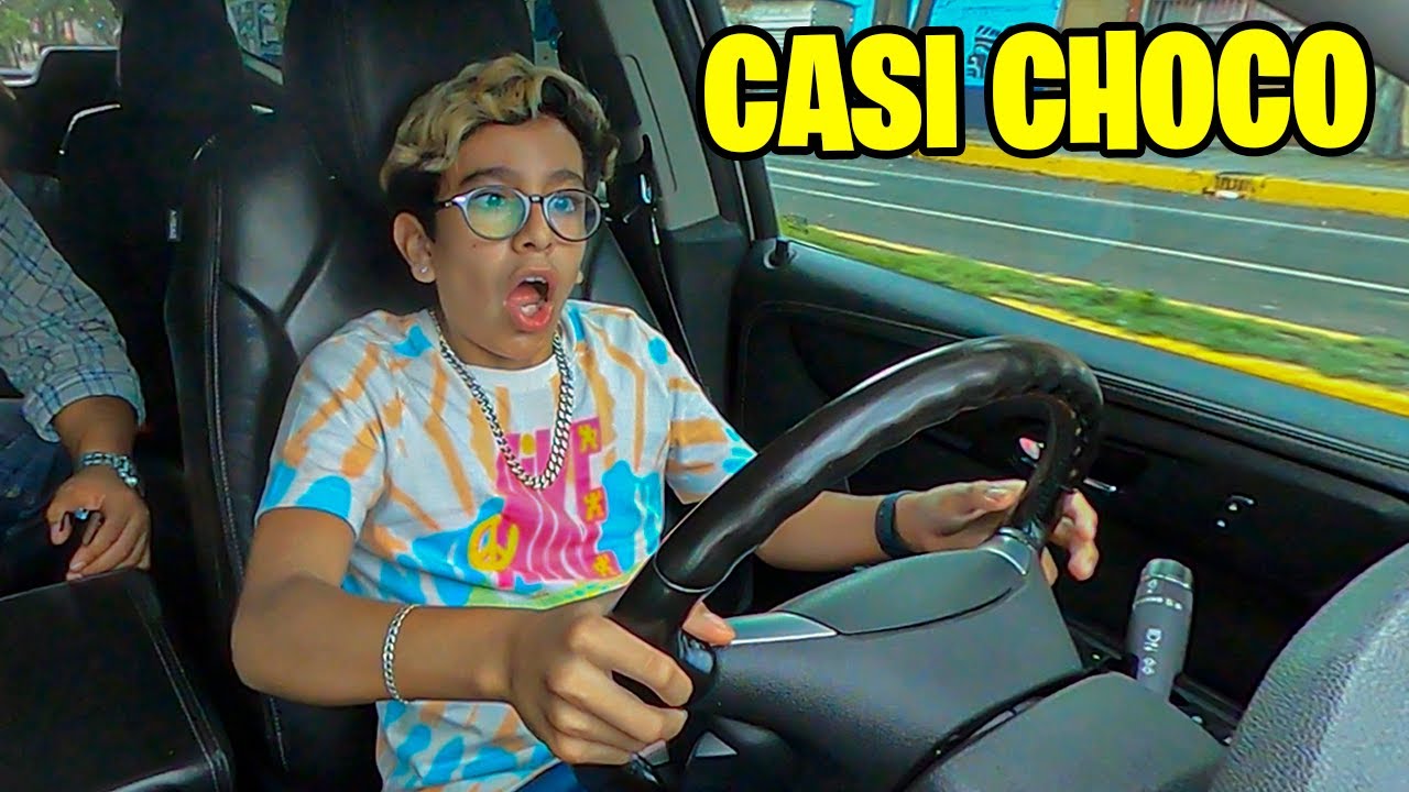 MI HERMANO ME ENSE&Ntilde;O A MANEJAR Y ESTO PASO...