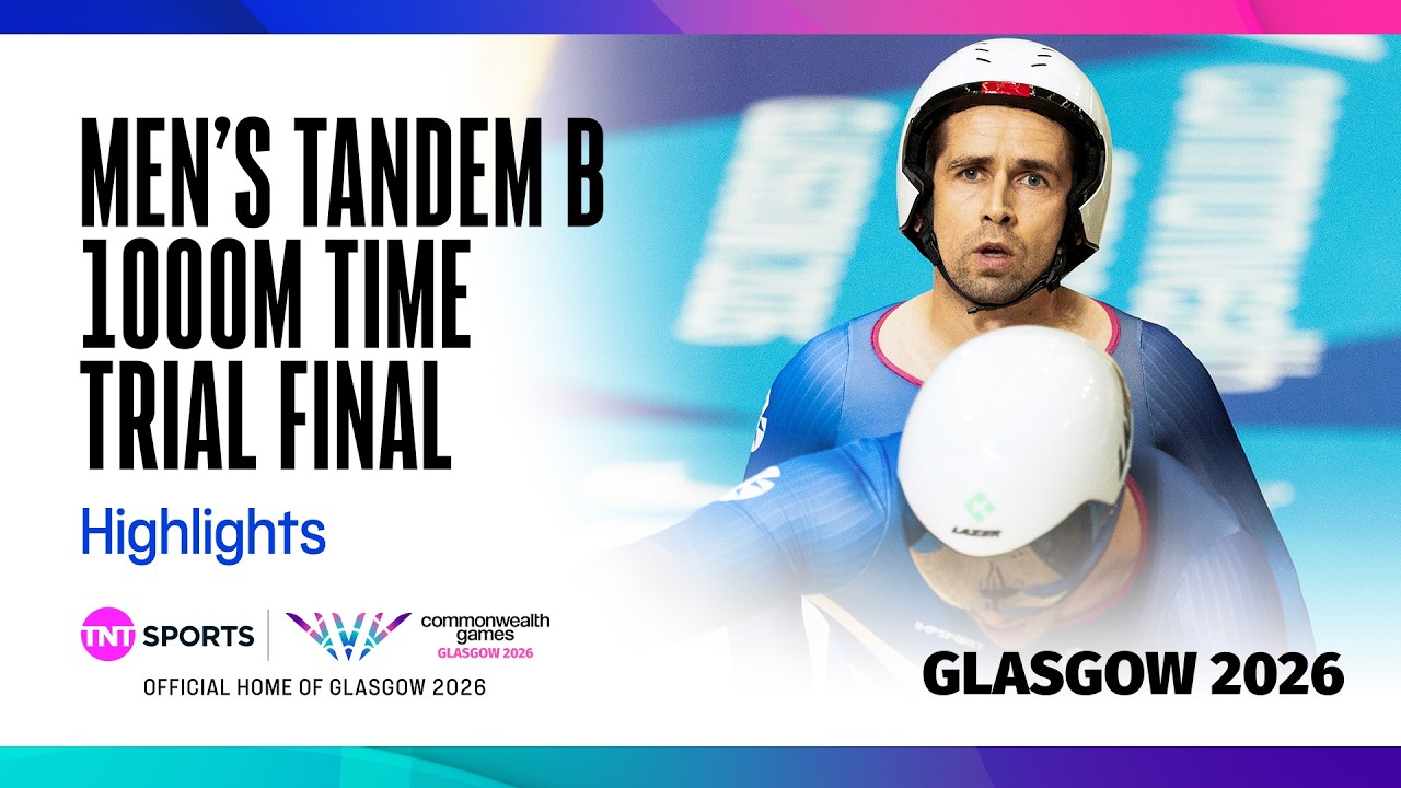 WHAT A WIN! 👏 | Cycling Men's Tandem B 1000m Time Trial Final | Glasgow 2026 Commonwealth Games