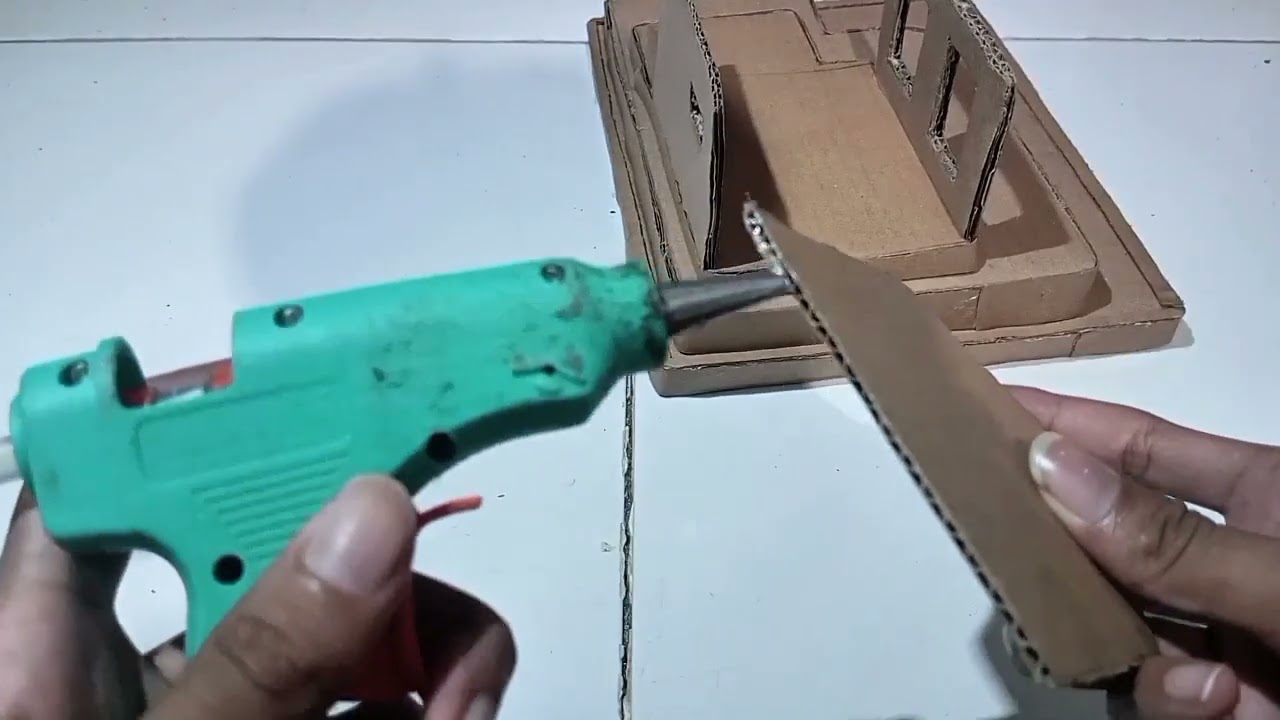 How to make a house from cardboard 
