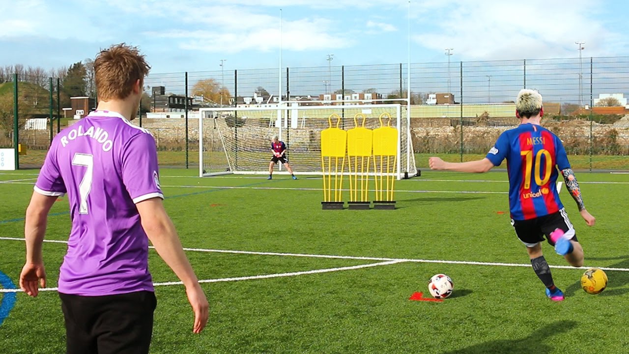 MESSI vs RONALDO FOOTBALL CHALLENGES