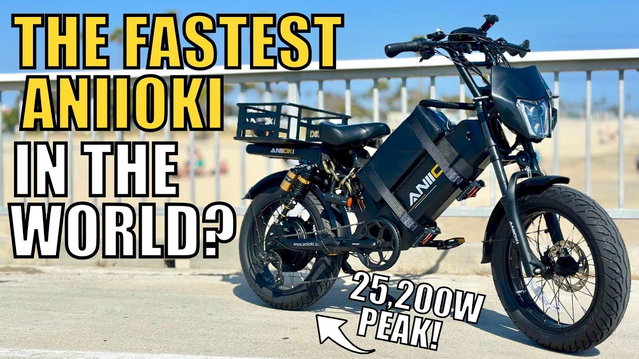 Этот велосипед СЛИШКОМ БЫСТРЫЙ! 72v Aniioki AQ177 Pro Max. Первые впечатления.