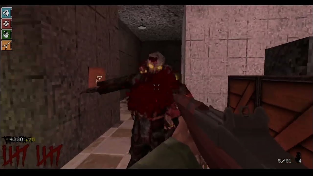 B1OOD Version 4 - Nazi Zombies (COD Zombies Demake)