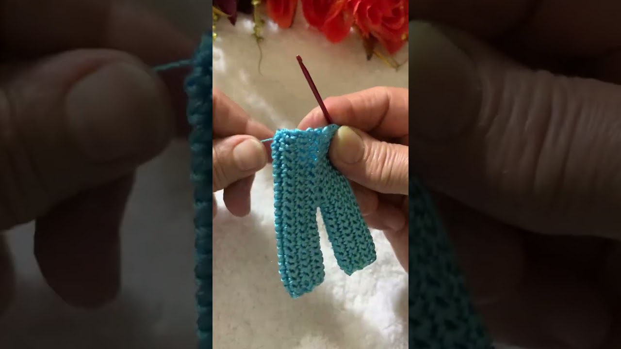 شكل مصغر لسلوبته للتعلم#فنون وكروشيه#crochet 