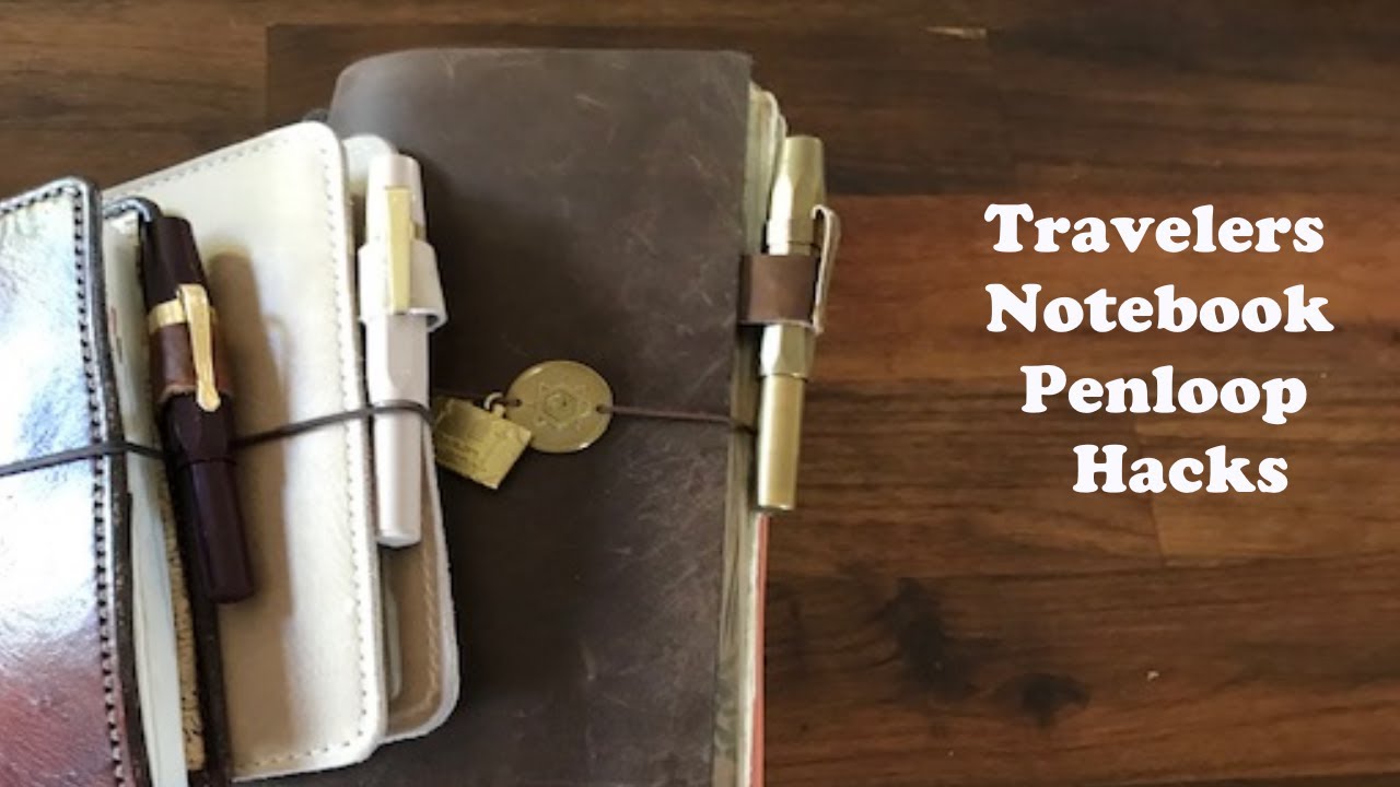Travelers Notebook Pen Loop Hacks (including Chic Sparrow glue in pen loops)