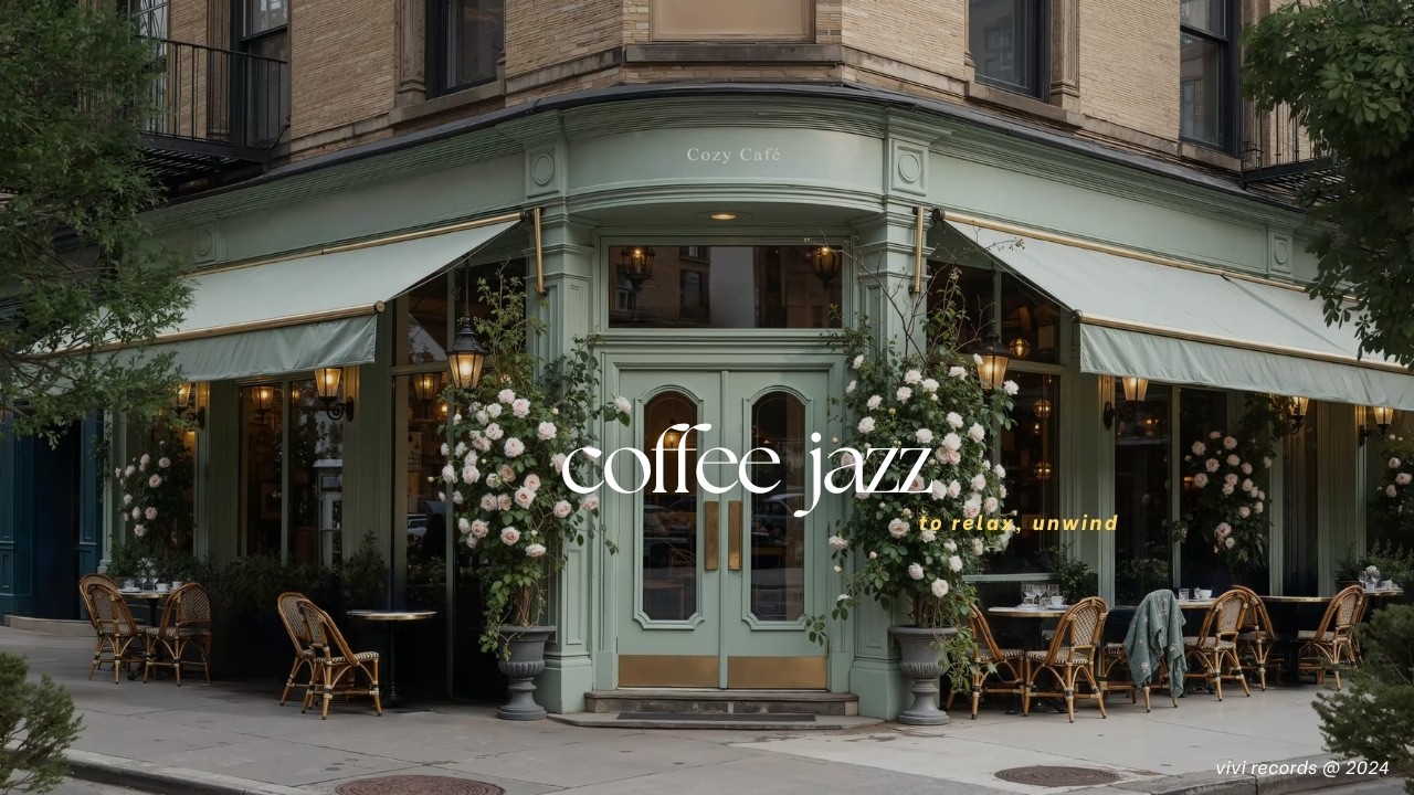 Relaxing Coffee Music ☕ Smooth Jazz Background Instrumental for Study, Work and Deep Focus