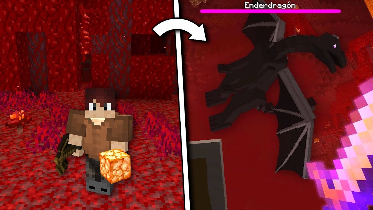 ME PASO Minecraft SIN SALIR DEL NETHER