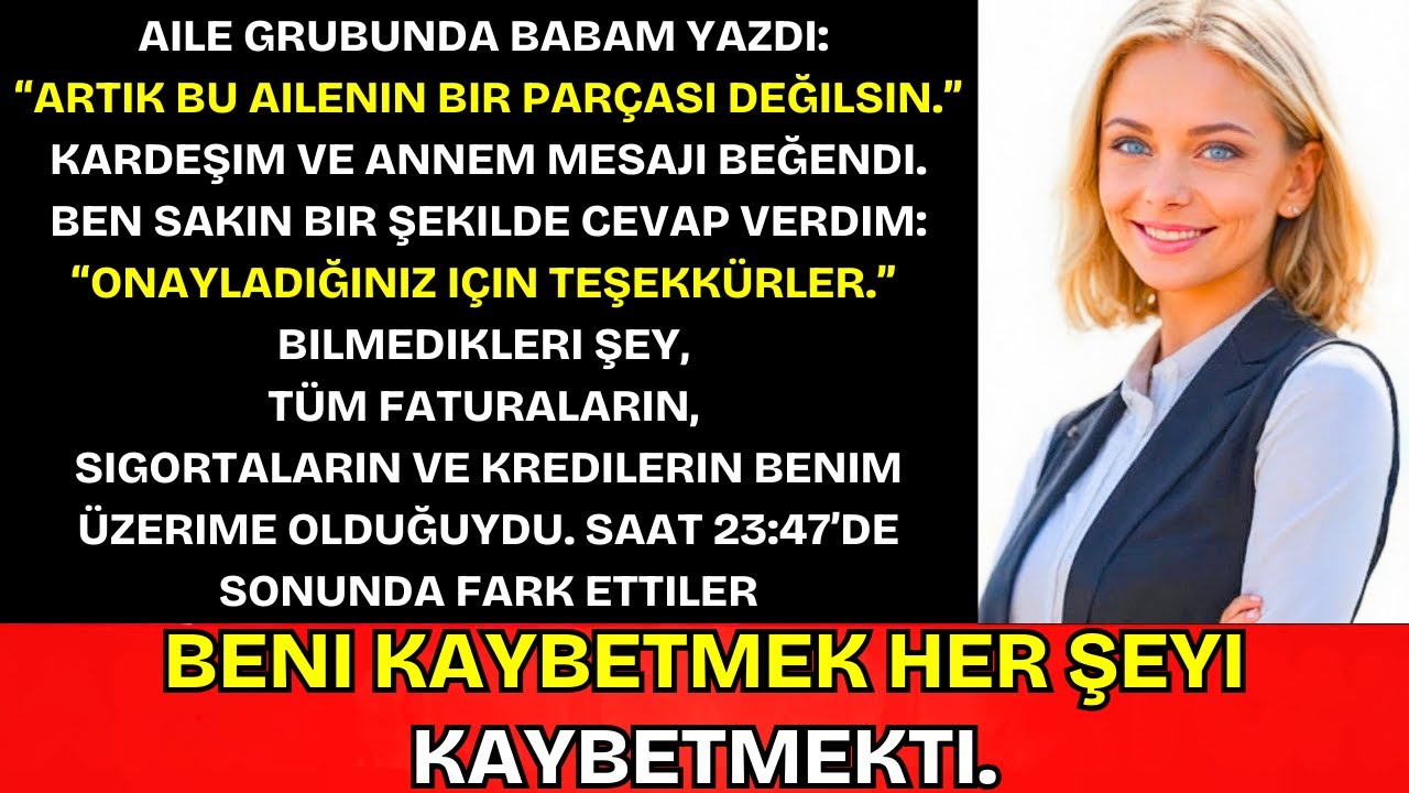 Aile Sohbetinde Baba Artık Aile Olmadığımı Dedi; 11:47 p.m., Her Şeyi Kaybettiler