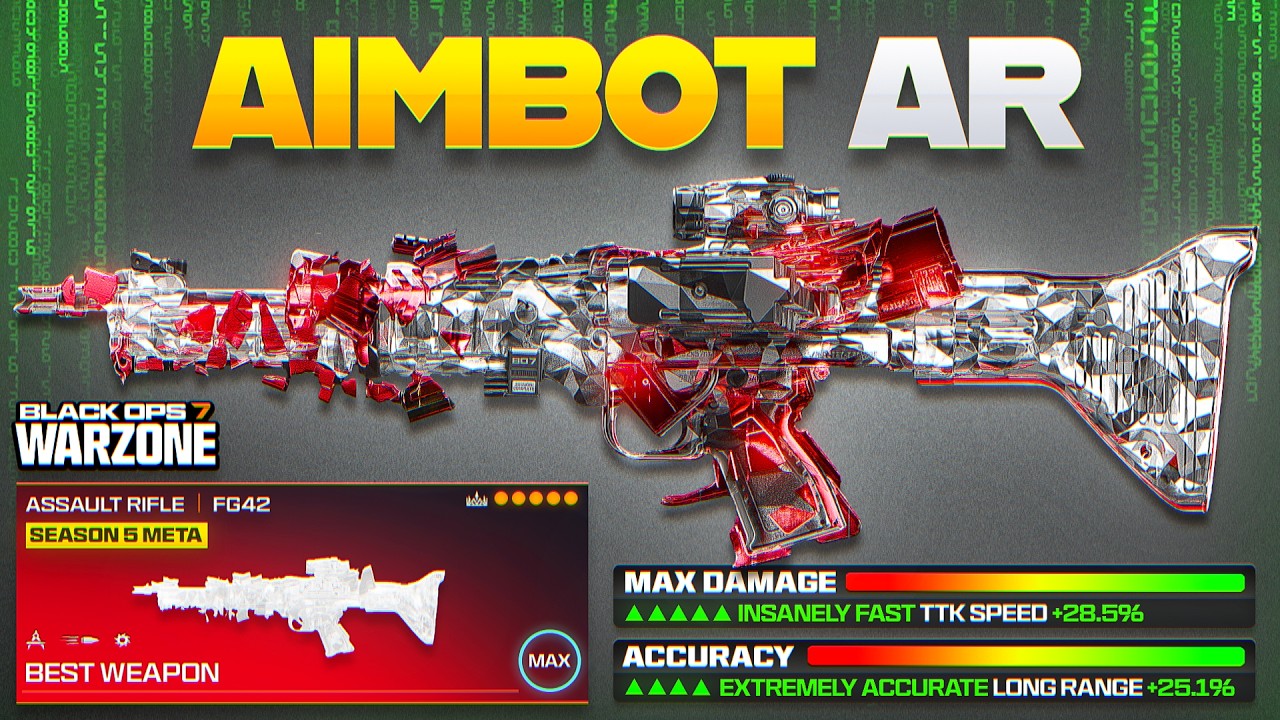 TERAZ najlepszy LOADOUT AR META w Warzone BO7! (Najlepsza klasa karabinu szturmowego dla FG42)