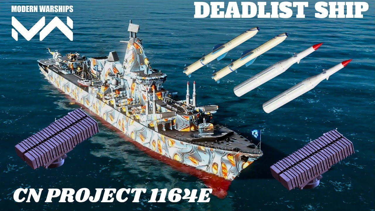 CN Project 1164 - With Fire Dragon 480 / Deadliest Spamming ship 🔥#modernwarships
