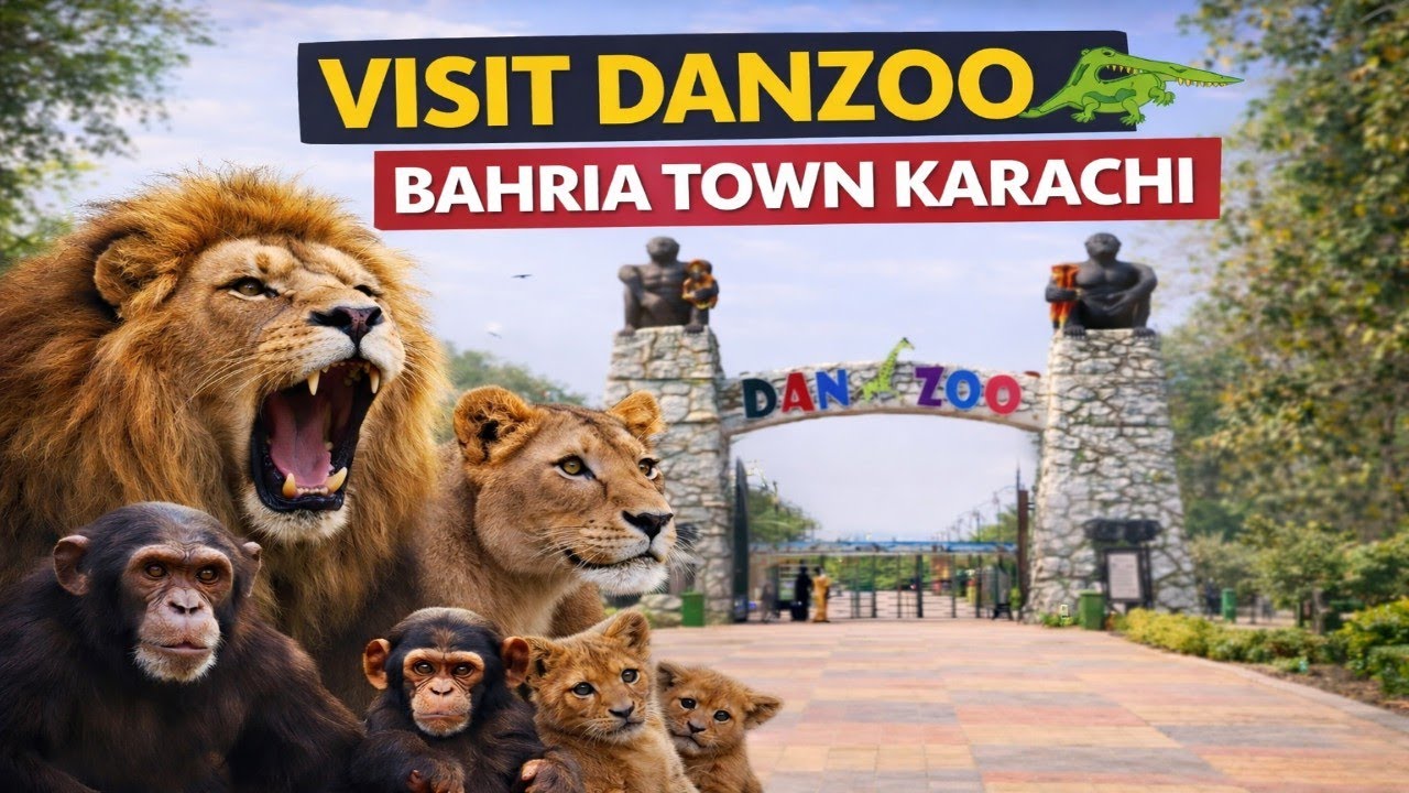 Baby Lions🦁🦁Ne Attack Kar Dia😲🦁😳 Bahria Town DanZoo Family Visit | Yeh Zoo Worth Hai Ya Nahi🤔🤔🤔?